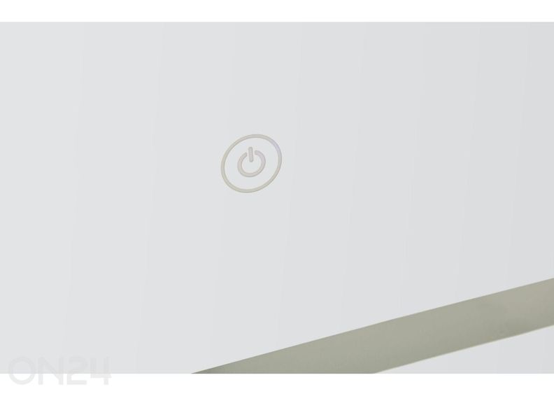 Seinäpeili LED 60x80 cm, hopeanvärinen kuvasuurennos