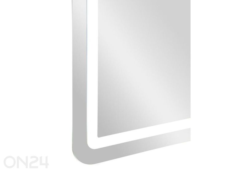 Seinäpeili LED 60x80 cm, hopeanvärinen kuvasuurennos