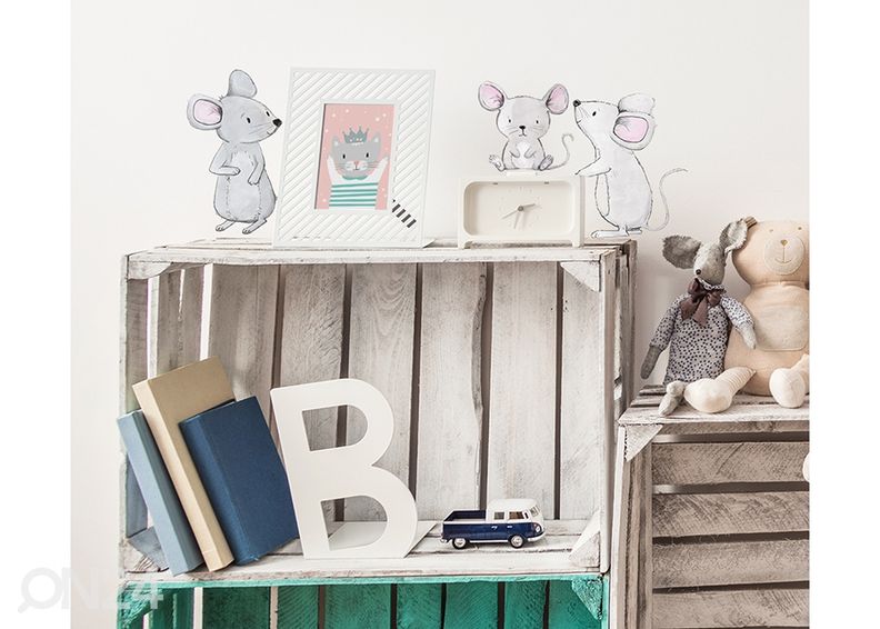 Seinätarra Hiiret kuvasuurennos