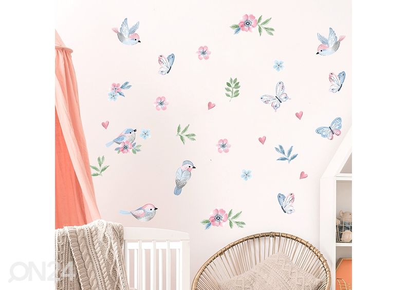 Seinätarra Linnut kuvasuurennos