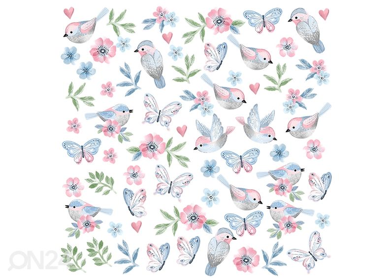 Seinätarra Linnut kuvasuurennos