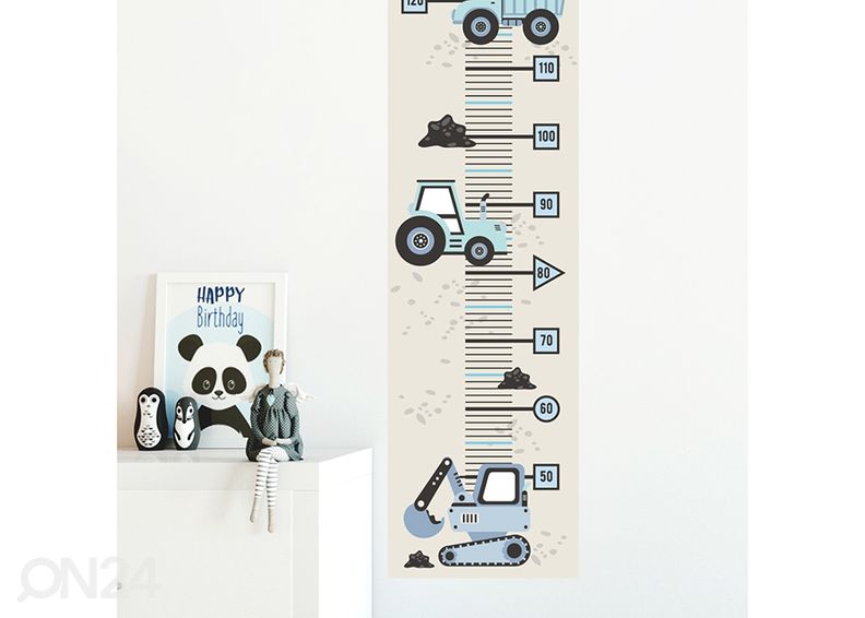 Seinätarra mittapuu Työmaa-ajoneuvot kuvasuurennos