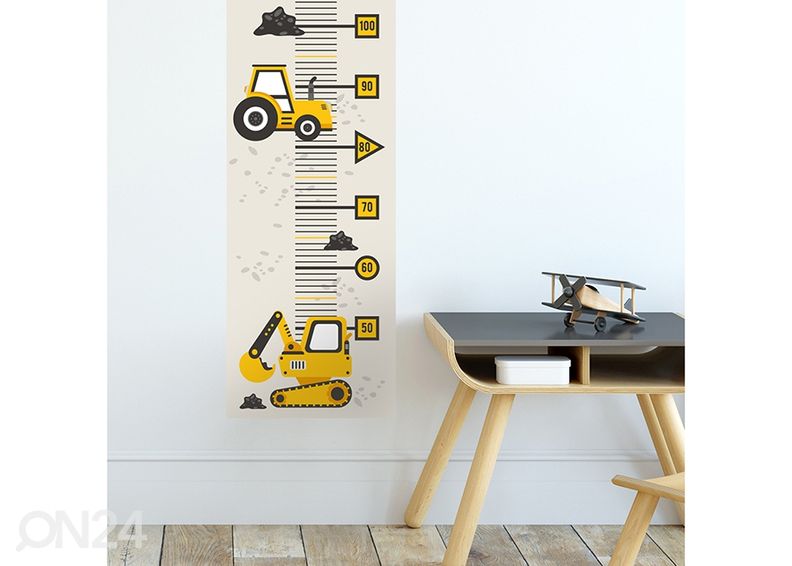 Seinätarra mittapuu Työmaa-ajoneuvot kuvasuurennos