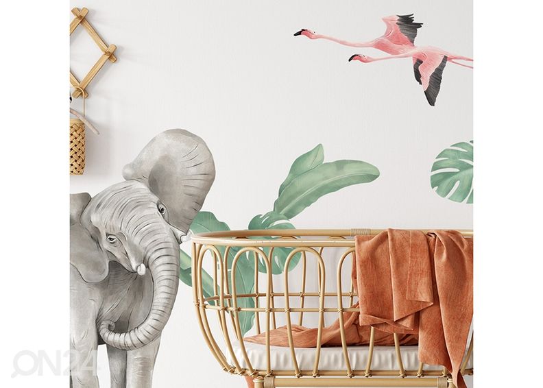 Seinätarra Safari eläimet 1 kuvasuurennos