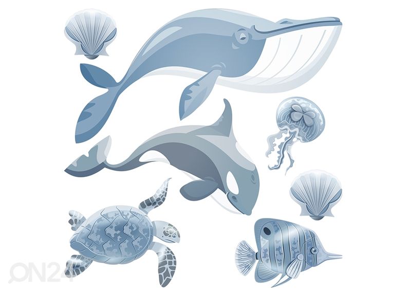 Seinätarrat Ocean kuvasuurennos