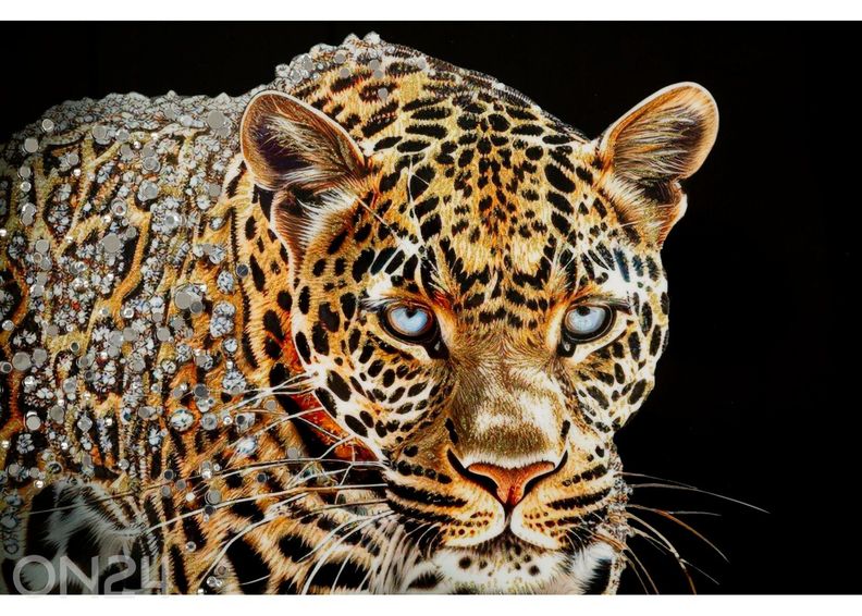Seinätaulu Jaguar 82x82 cm kuvasuurennos