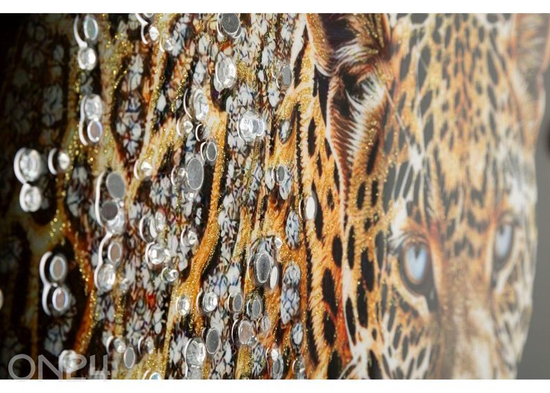 Seinätaulu Jaguar 82x82 cm kuvasuurennos