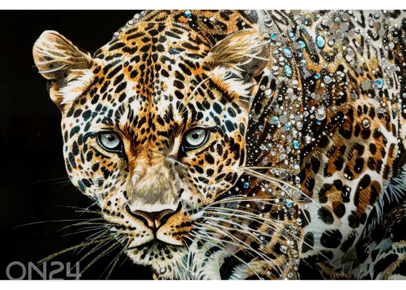 Seinätaulu Jaguar 82x82 cm kuvasuurennos
