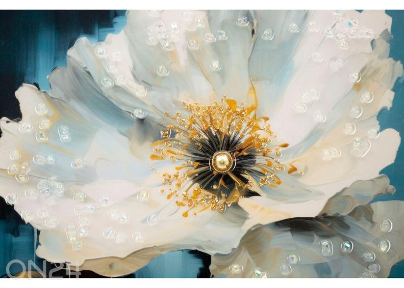 Seinätaulu Narcy 42x62 cm, sininen/valkoinen kuvasuurennos