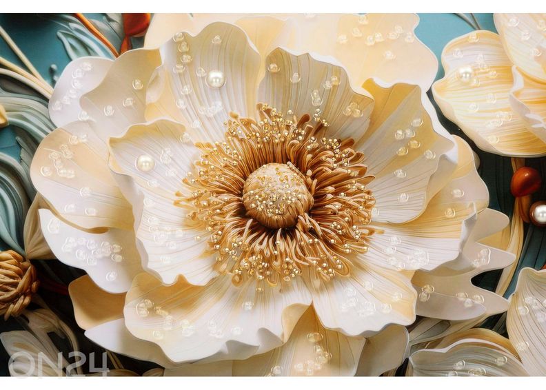 Seinätaulu Narcy 82x82 cm, valkoinen kuvasuurennos