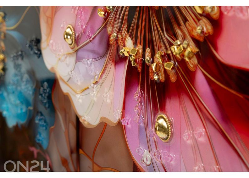 Seinätaulu Narcy 82x82 cm, värikäs kuvasuurennos