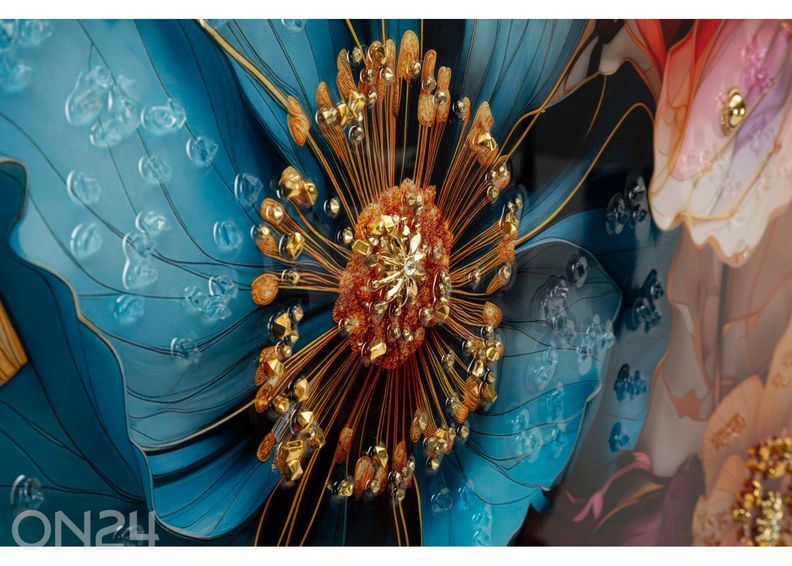 Seinätaulu Narcy 82x82 cm, värikäs kuvasuurennos