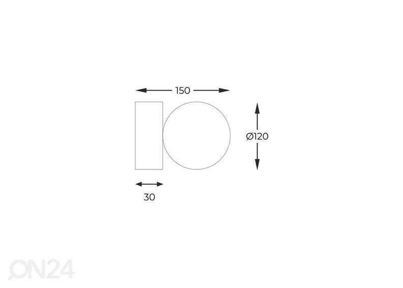 Seinävalaisin Ali kuvasuurennos