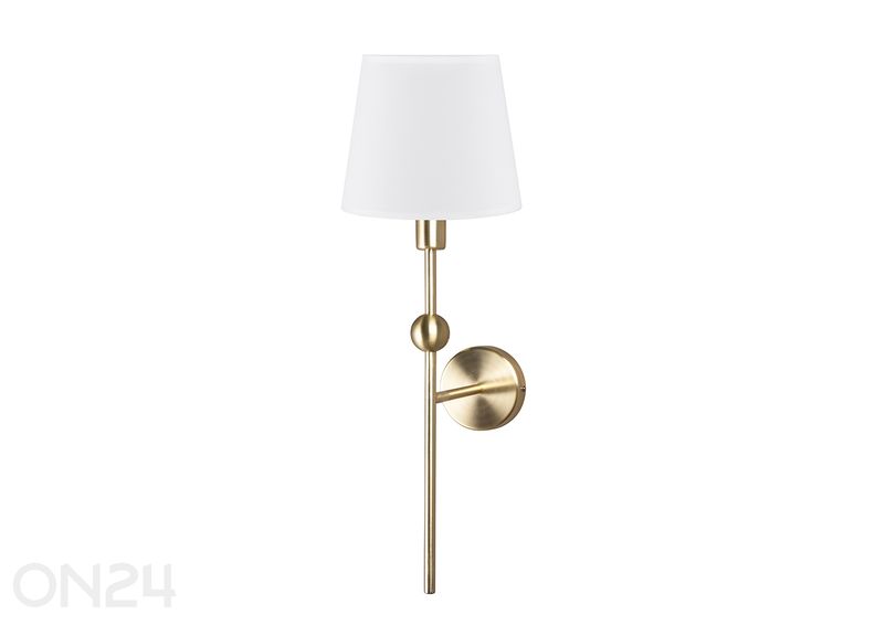 Seinävalaisin Astrid, messinki kuvasuurennos