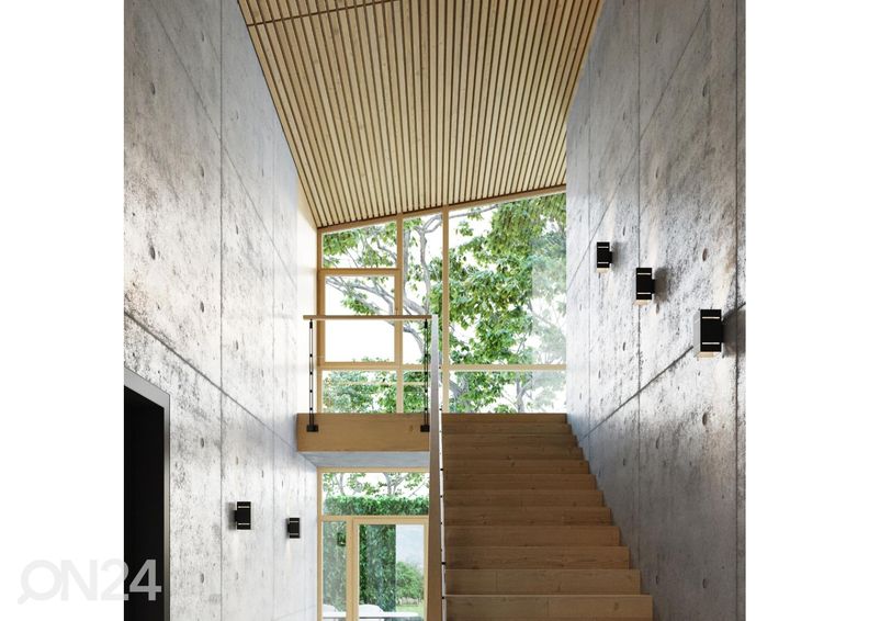 Seinävalaisin Blocco, musta kuvasuurennos