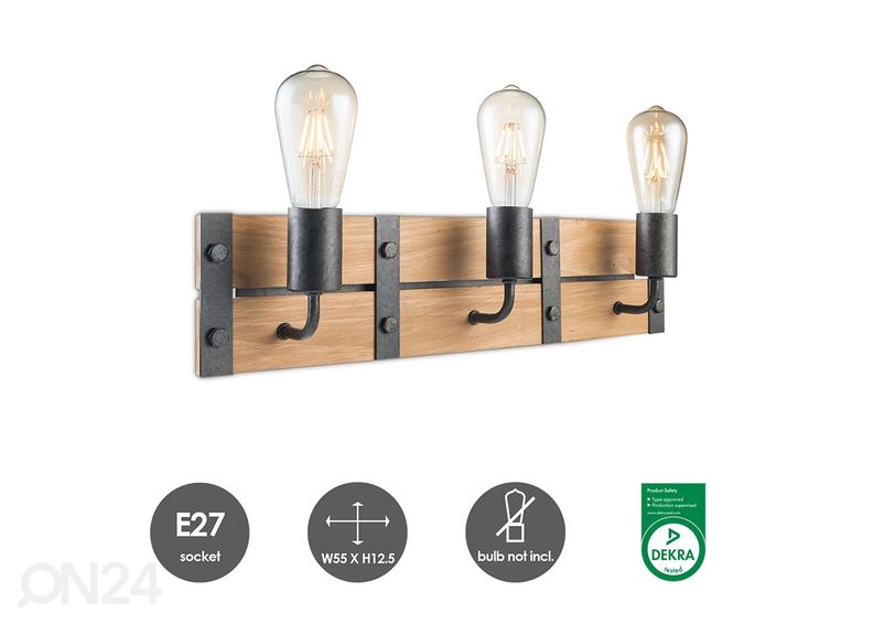 Seinävalaisin Denton kuvasuurennos