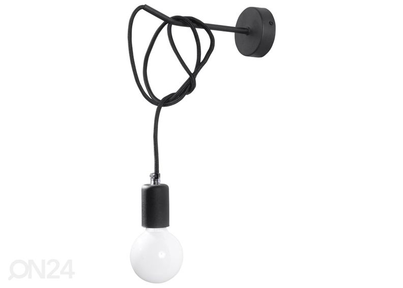 Seinävalaisin Edison, musta kuvasuurennos