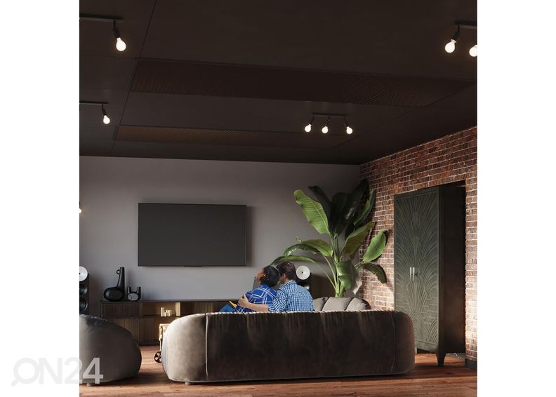 Seinävalaisin Fornes 1, musta kuvasuurennos