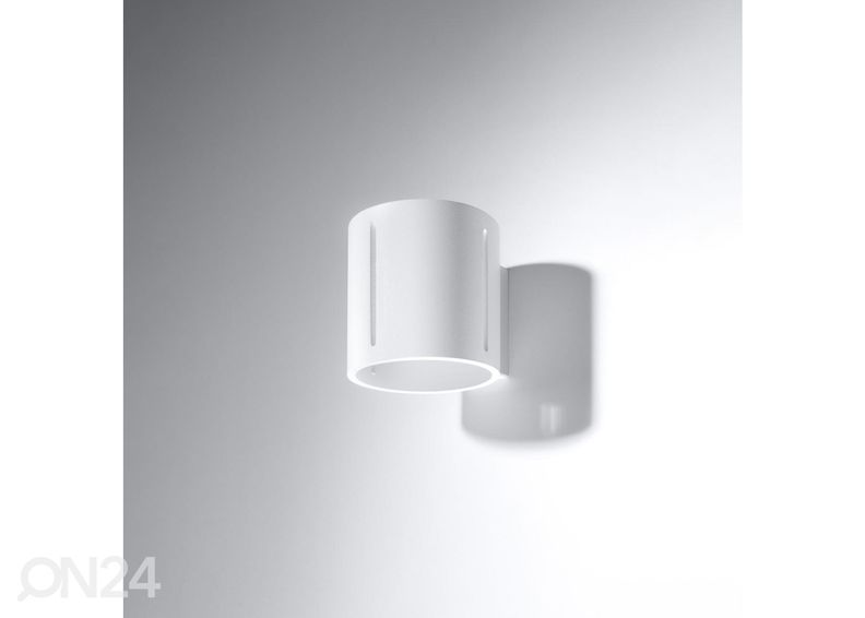 Seinävalaisin Inez, valkoinen kuvasuurennos