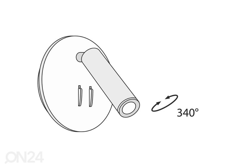 Seinävalaisin Ios kuvasuurennos