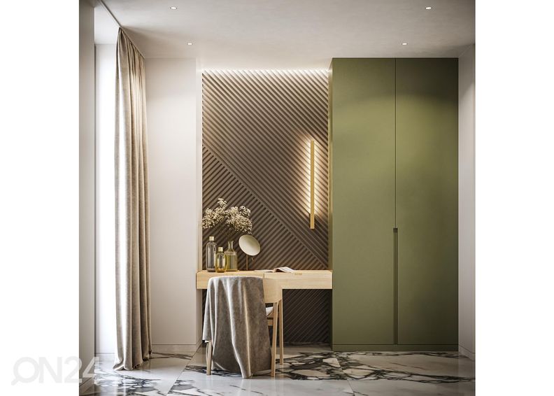 Seinävalaisin Lahti S, kullanvärinen, 3000K kuvasuurennos