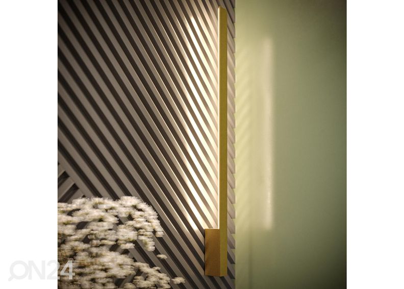 Seinävalaisin Lahti S, kullanvärinen, 3000K kuvasuurennos