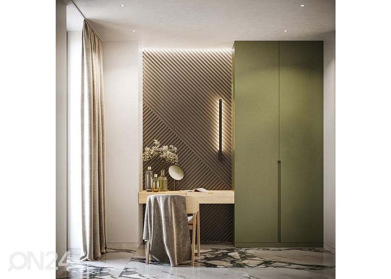 Seinävalaisin Lahti S, musta, 3000K kuvasuurennos