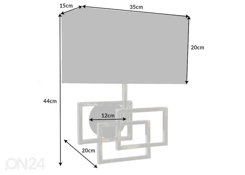 Seinävalaisin Leonor kuvasuurennos