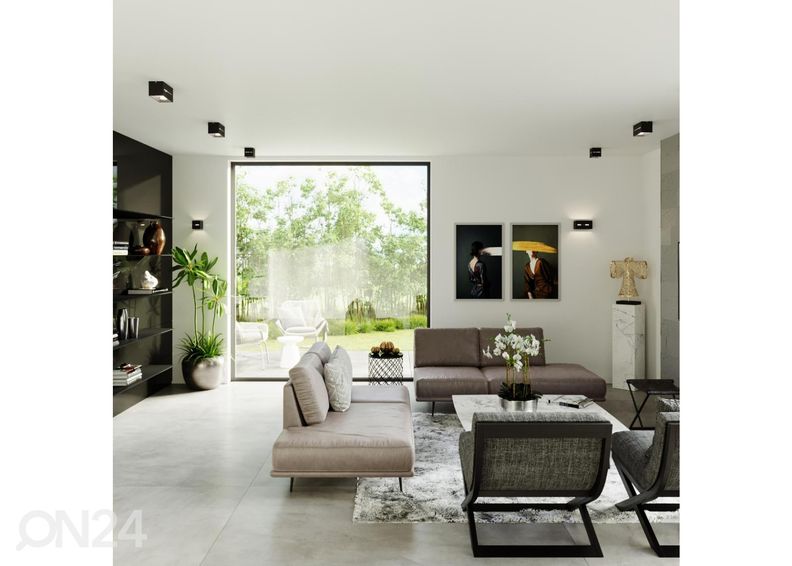 Seinävalaisin Lobo, musta kuvasuurennos