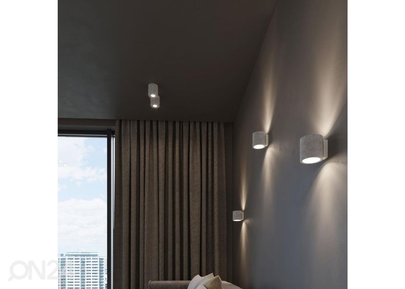 Seinävalaisin Orbis, betoni kuvasuurennos