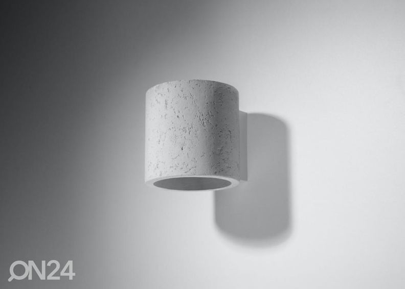 Seinävalaisin Orbis, betoni kuvasuurennos