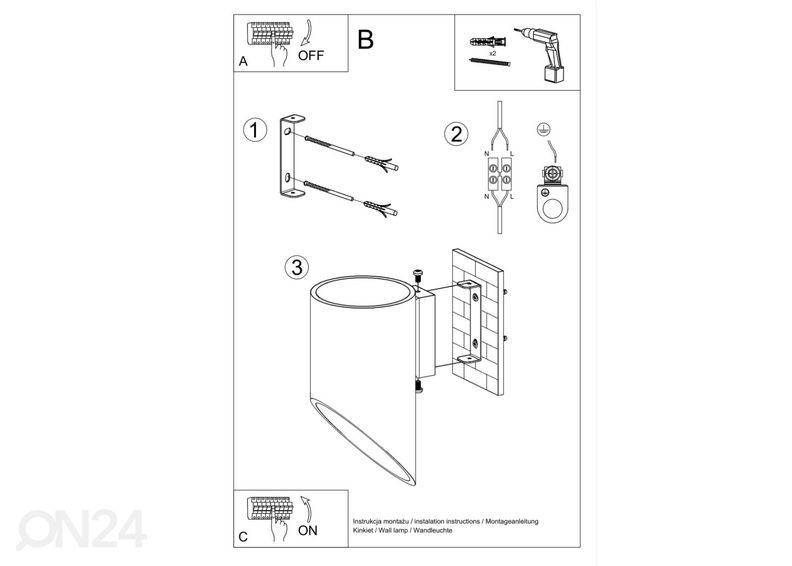 Seinävalaisin Penne 20 kuvasuurennos