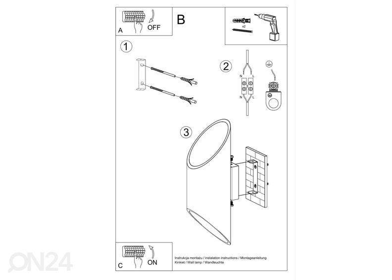 Seinävalaisin Penne 30 kuvasuurennos