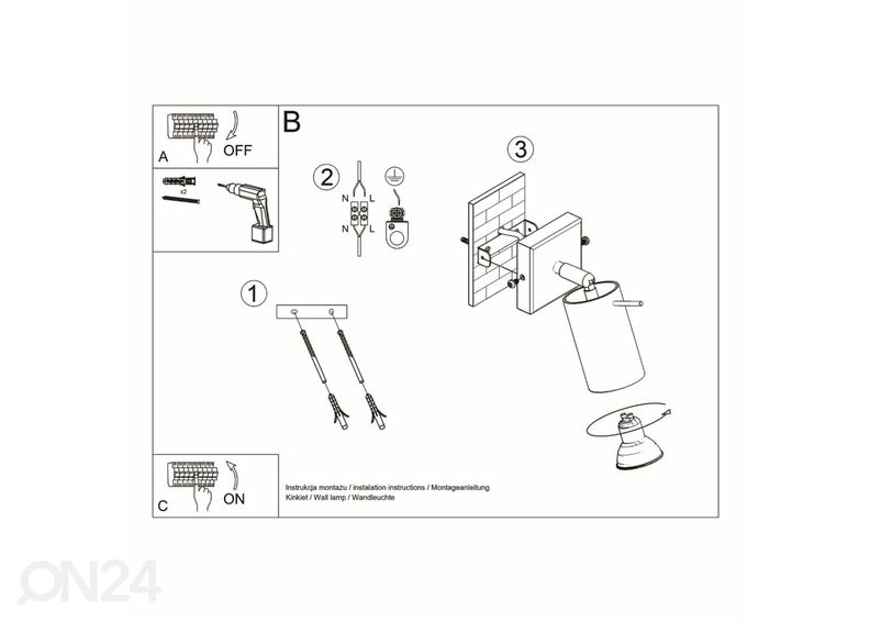 Seinävalaisin Ring, kromi kuvasuurennos