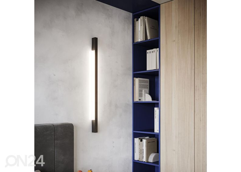 Seinävalaisin Sappo M, musta 4000K kuvasuurennos