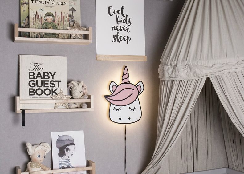 Seinävalaisin Unicorn kuvasuurennos
