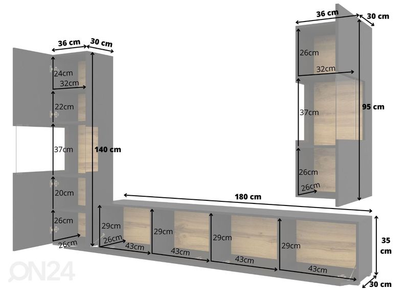 Seinävitriini kuvasuurennos
