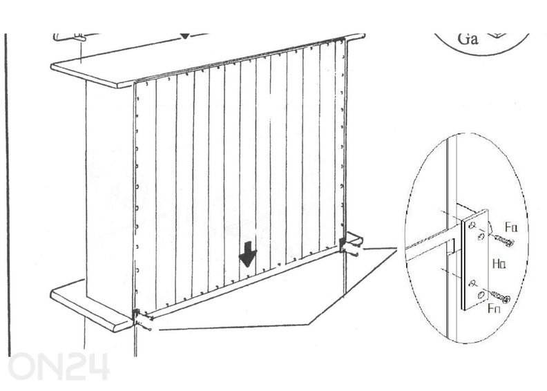 Seinävitriini kuvasuurennos