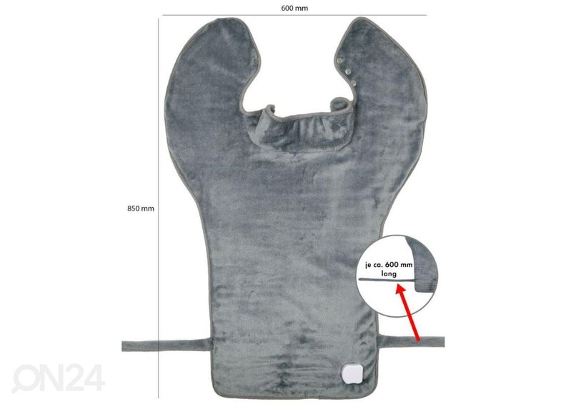 Selkä- ja niskalämmitin Proficare Sencor SWS4250 kuvasuurennos