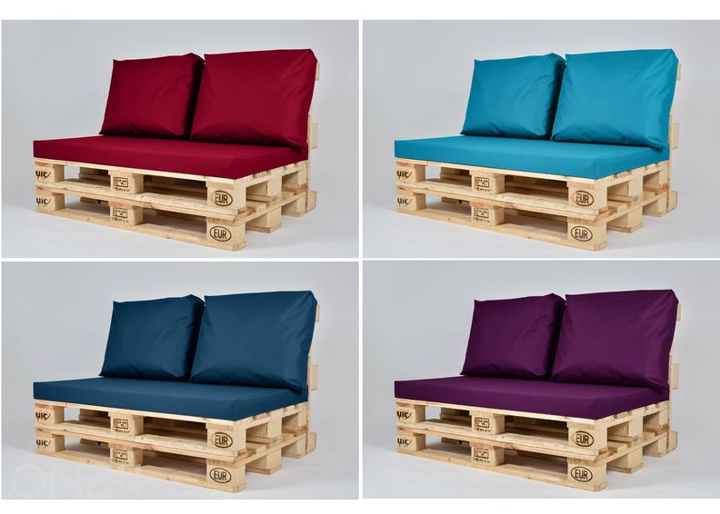 Selkänojatyynyt eurolavalle Active 60x50 cm, 2 kpl kuvasuurennos