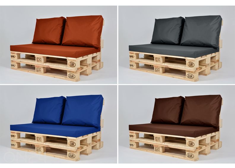 Selkänojatyynyt eurolavalle Active 60x50 cm, 2 kpl kuvasuurennos