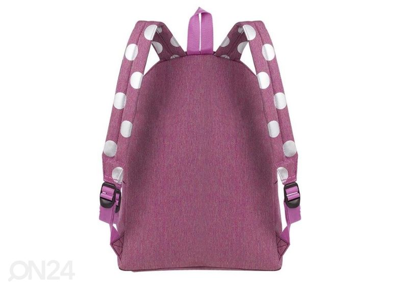 Selkäreppu CoolPack Street noorukile roosa täppidega 26L kuvasuurennos