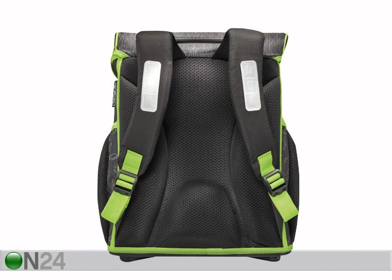 Selkäreppu Herlitz Loop Green Dino kuvasuurennos