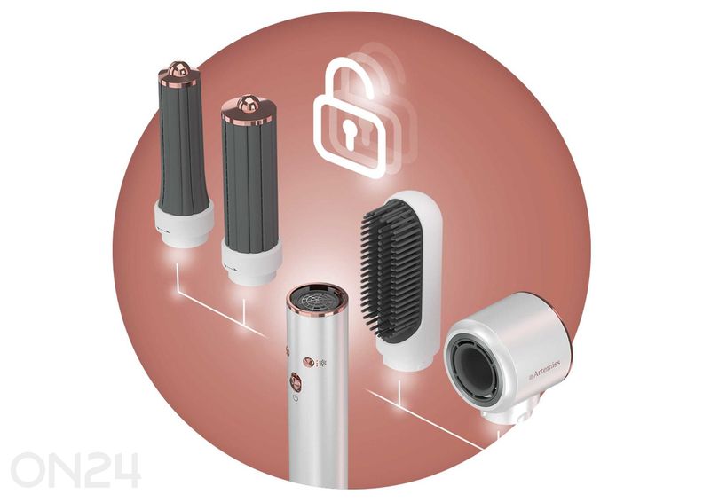 Sencor SHS9100RS nopea ilmavirtauskiharrin kuvasuurennos