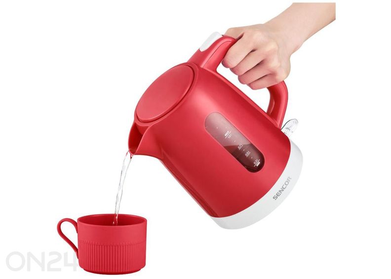 Sencor SWK1024RD -vedenkeitin 1 L, punainen kuvasuurennos