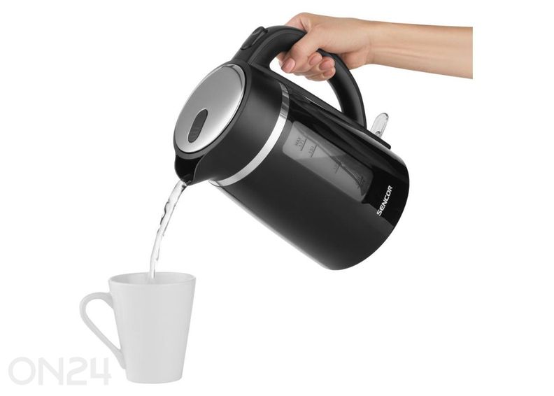 Sencor SWK2710BK -vedenkeitin 1,7 L, musta kuvasuurennos