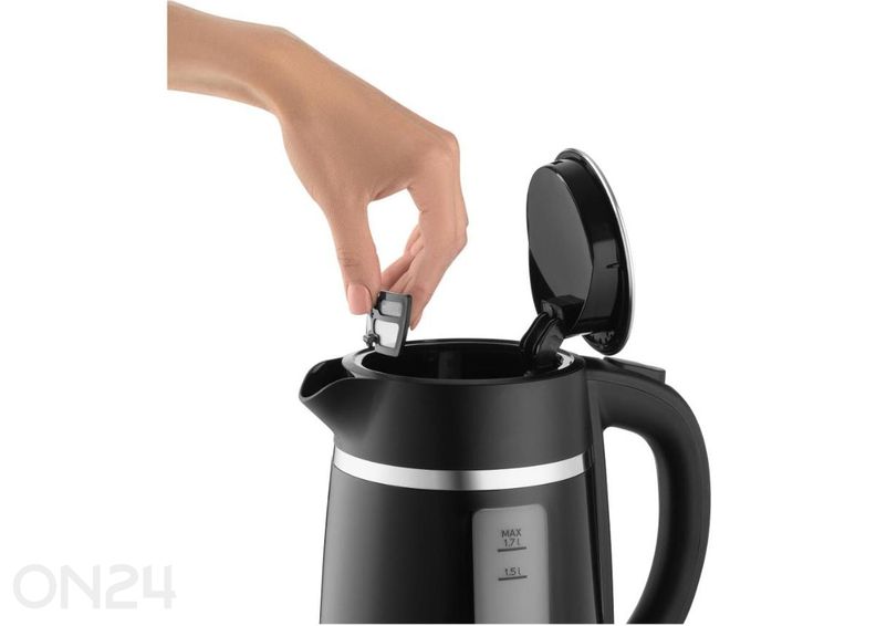 Sencor SWK2710BK -vedenkeitin 1,7 L, musta kuvasuurennos