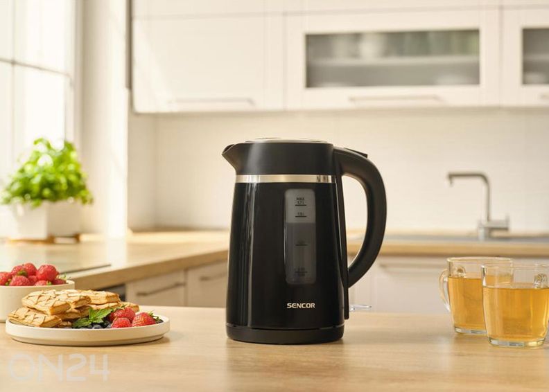Sencor SWK2710BK -vedenkeitin 1,7 L, musta kuvasuurennos