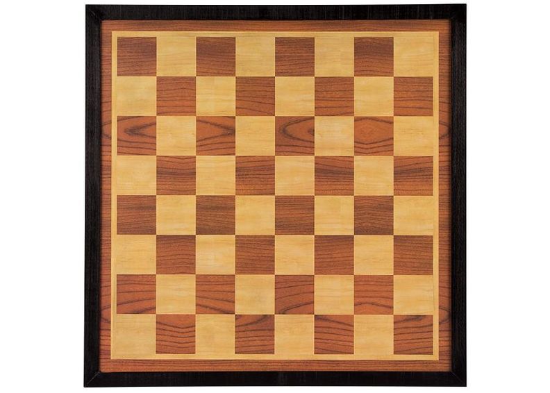 Shakki/tammi pelilauta 4 cm .5x49,5 Abbey kuvasuurennos