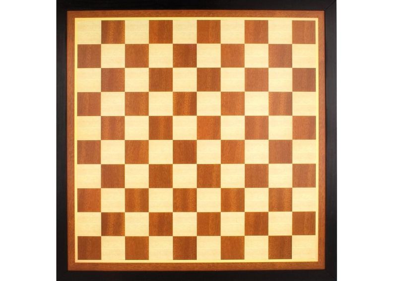 Shakki/tammi pelilauta 54,5x54,5 cm Abbey kuvasuurennos